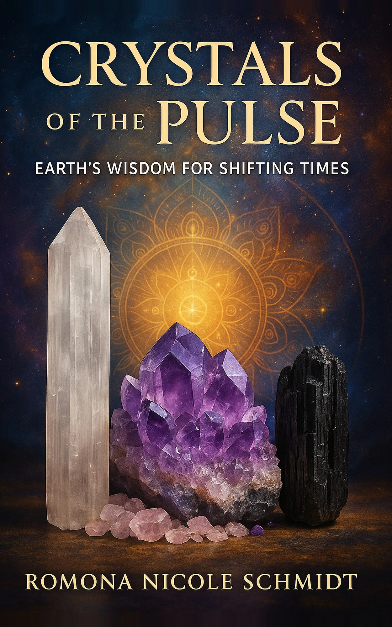 Crystals of the Pulse: Earth's Wisdom for Shifting Times by Romona Nicole Schmidt, book cover